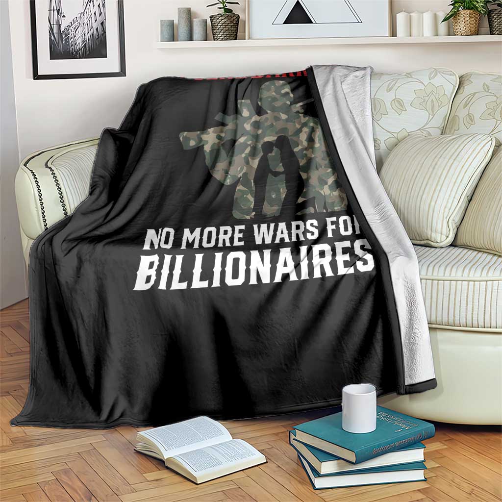 Send Barron Throw Blanket No More Wars For Billionaires
