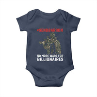Send Barron Baby Onesie No More Wars For Billionaires