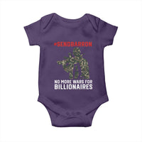 Send Barron Baby Onesie No More Wars For Billionaires