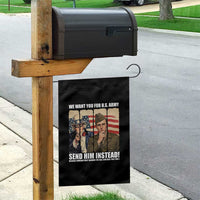 Send Barron Garden Flag We Want You For US Army
