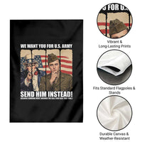 Send Barron Garden Flag We Want You For US Army