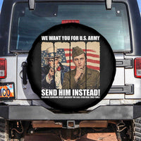 Send Barron Spare Tire Cover We Want You For US Army