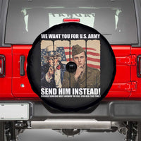 Send Barron Spare Tire Cover We Want You For US Army