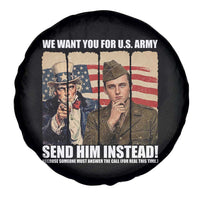 Send Barron Spare Tire Cover We Want You For US Army