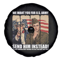 Send Barron Spare Tire Cover We Want You For US Army