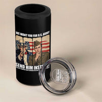 Send Barron 4 in 1 Can Cooler Tumbler We Want You For US Army