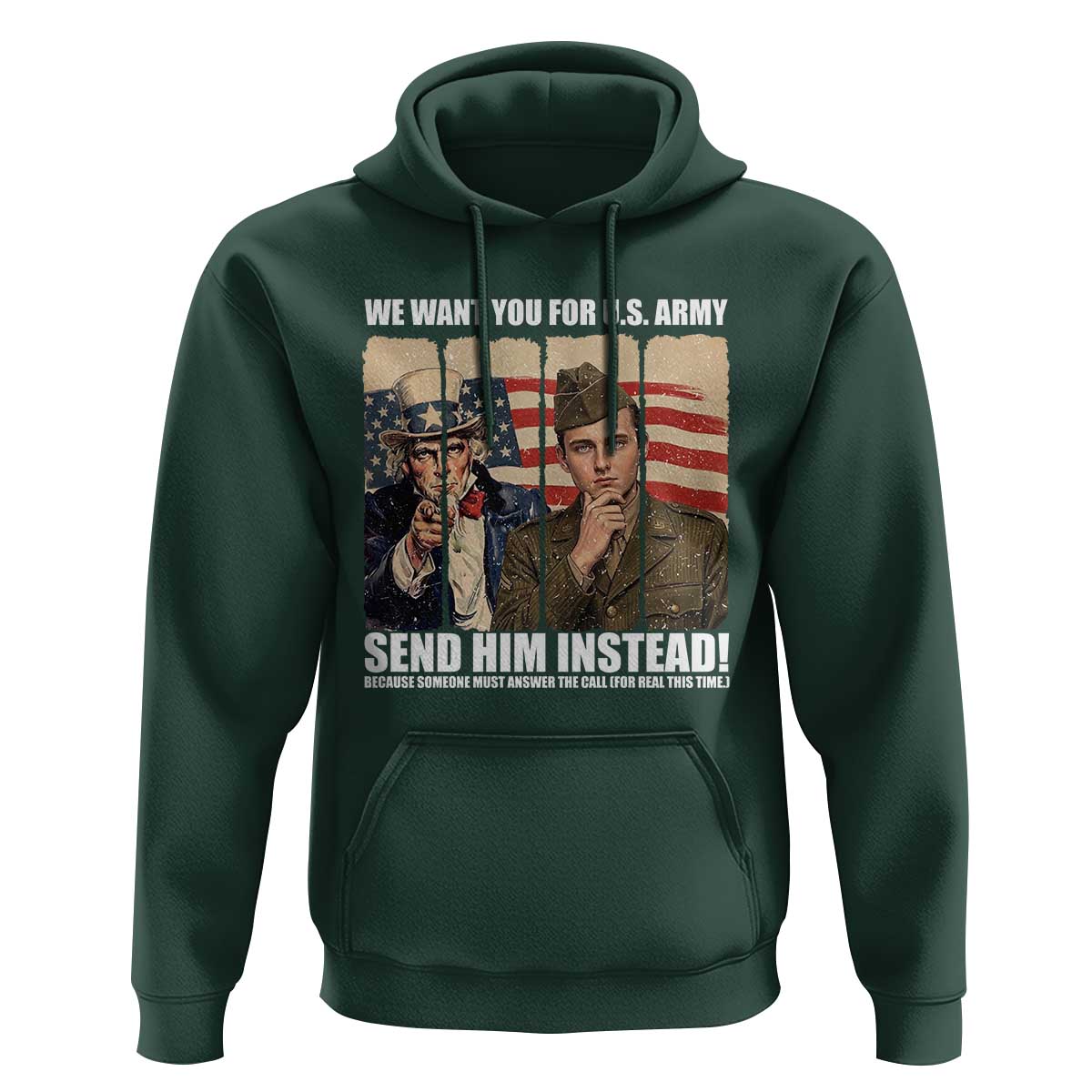 Send Barron Hoodie We Want You For US Army