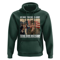 Send Barron Hoodie We Want You For US Army
