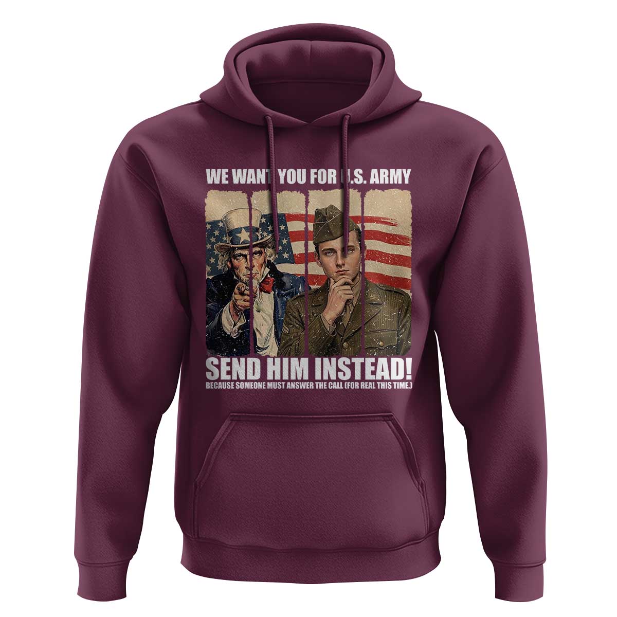 Send Barron Hoodie We Want You For US Army
