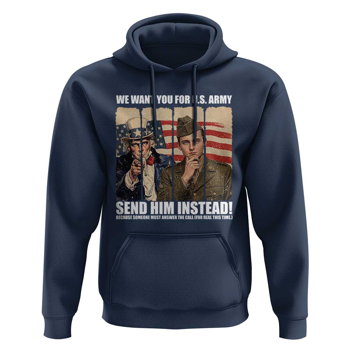 Send Barron Hoodie We Want You For US Army