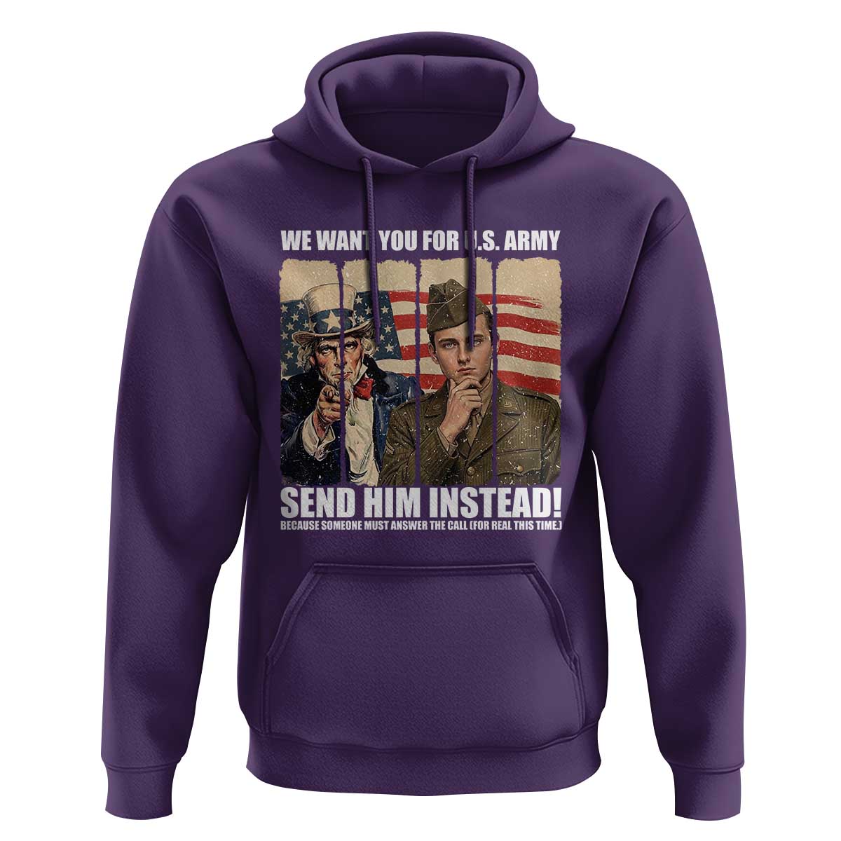 Send Barron Hoodie We Want You For US Army