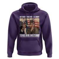 Send Barron Hoodie We Want You For US Army
