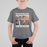 Send Barron T Shirt For Kid We Want You For US Army