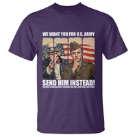 Send Barron T Shirt We Want You For US Army