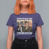 Send Barron T Shirt For Women We Want You For US Army