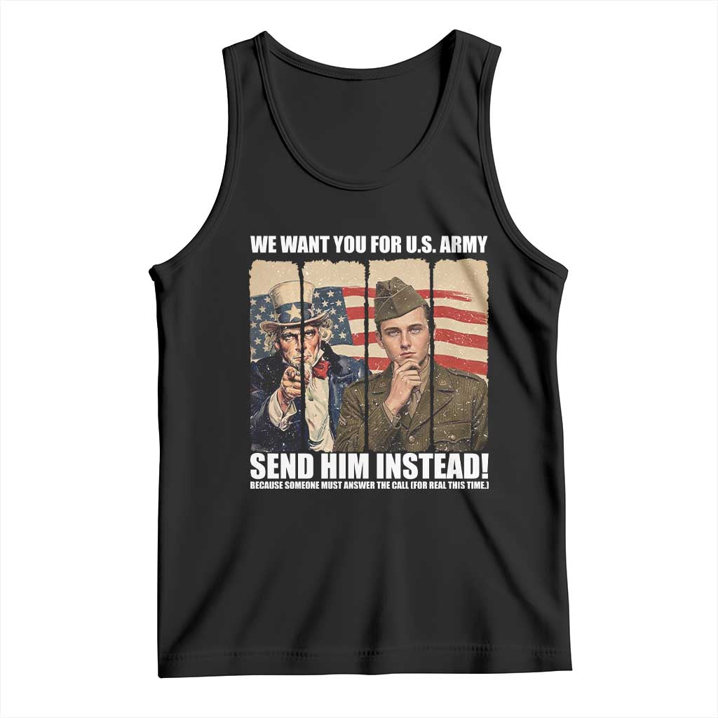 Send Barron Tank Top We Want You For US Army
