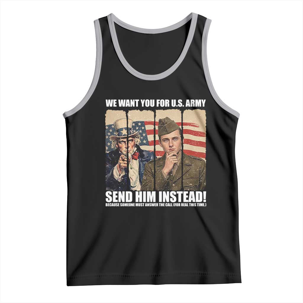 Send Barron Tank Top We Want You For US Army