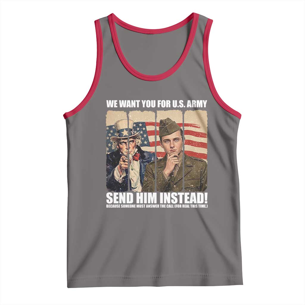 Send Barron Tank Top We Want You For US Army
