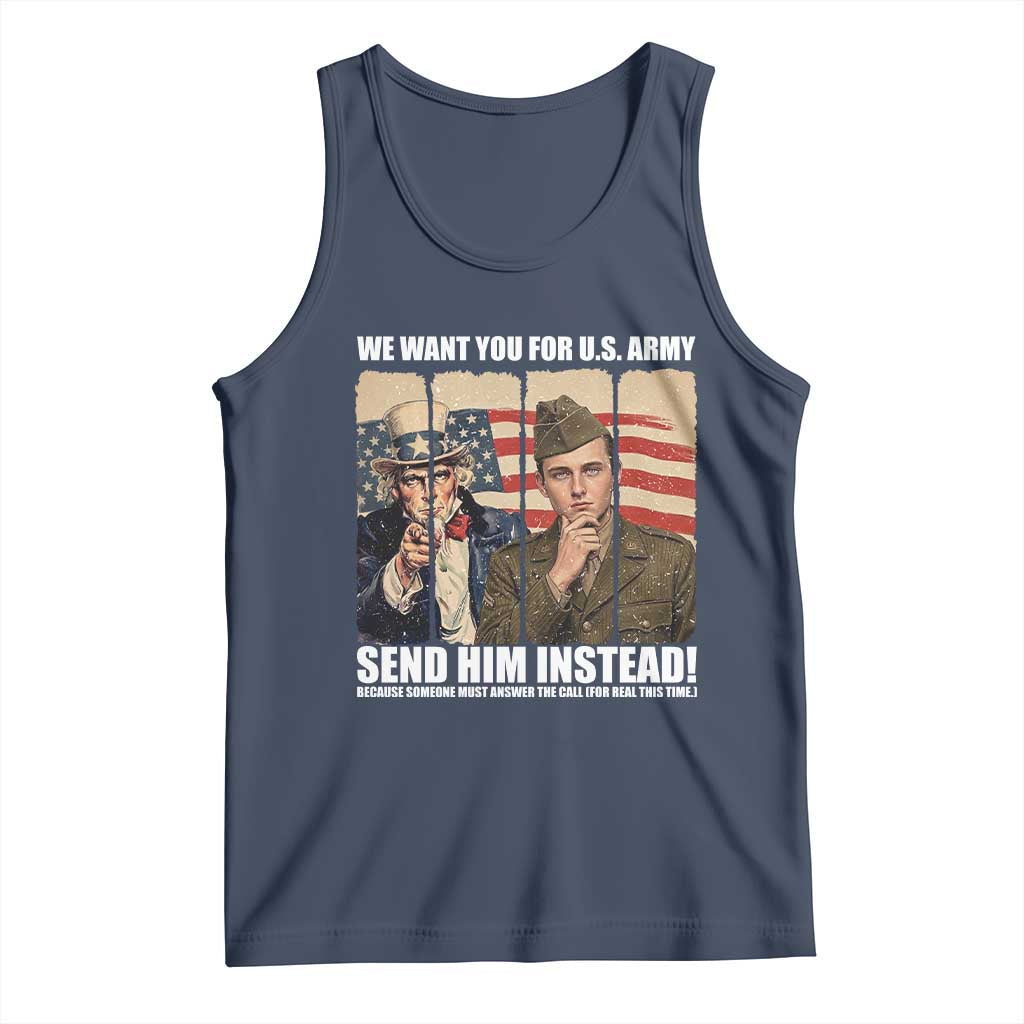 Send Barron Tank Top We Want You For US Army