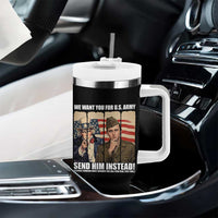 Send Barron Tumbler With Handle We Want You For US Army