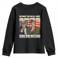 Send Barron Youth Sweatshirt We Want You For US Army