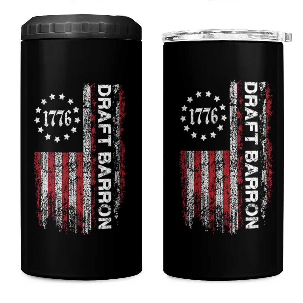 Draft Barron 4 in 1 Can Cooler Tumbler Anti War Send Barron Viral Internet Meme