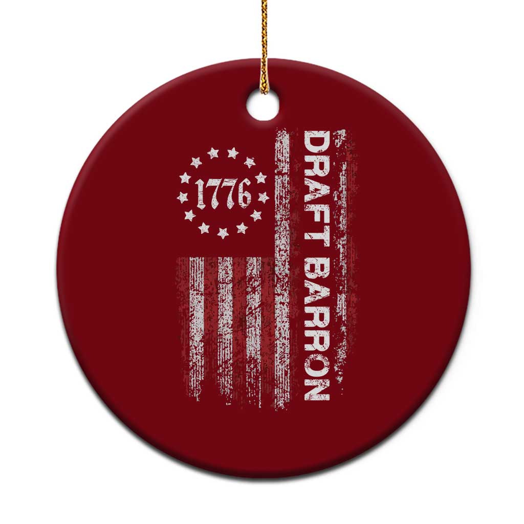 Draft Barron Ceramic Ornament Anti War Send Barron Viral Internet Meme