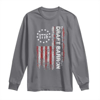 Draft Barron Long Sleeve Shirt Anti War Send Barron Viral Internet Meme