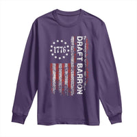 Draft Barron Long Sleeve Shirt Anti War Send Barron Viral Internet Meme