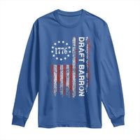 Draft Barron Long Sleeve Shirt Anti War Send Barron Viral Internet Meme