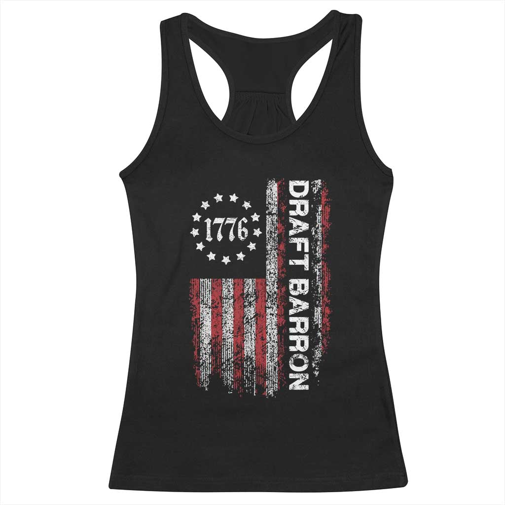 Draft Barron Racerback Tank Top Anti War Send Barron Viral Internet Meme
