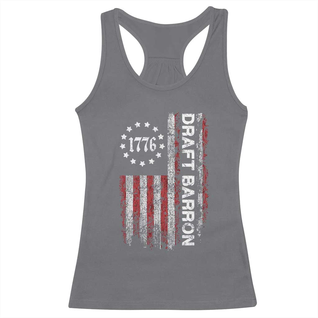 Draft Barron Racerback Tank Top Anti War Send Barron Viral Internet Meme