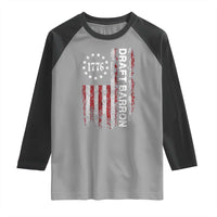 Draft Barron Raglan Shirt Anti War Send Barron Viral Internet Meme