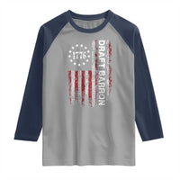 Draft Barron Raglan Shirt Anti War Send Barron Viral Internet Meme