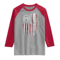 Draft Barron Raglan Shirt Anti War Send Barron Viral Internet Meme