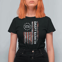 Draft Barron T Shirt For Women Anti War Send Barron Viral Internet Meme