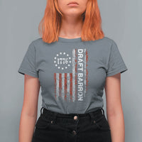 Draft Barron T Shirt For Women Anti War Send Barron Viral Internet Meme