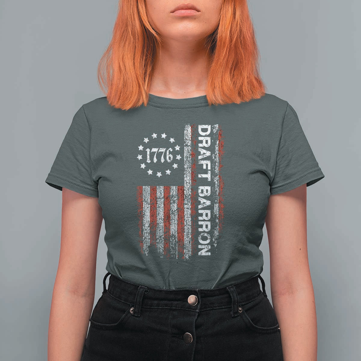 Draft Barron T Shirt For Women Anti War Send Barron Viral Internet Meme