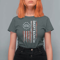 Draft Barron T Shirt For Women Anti War Send Barron Viral Internet Meme