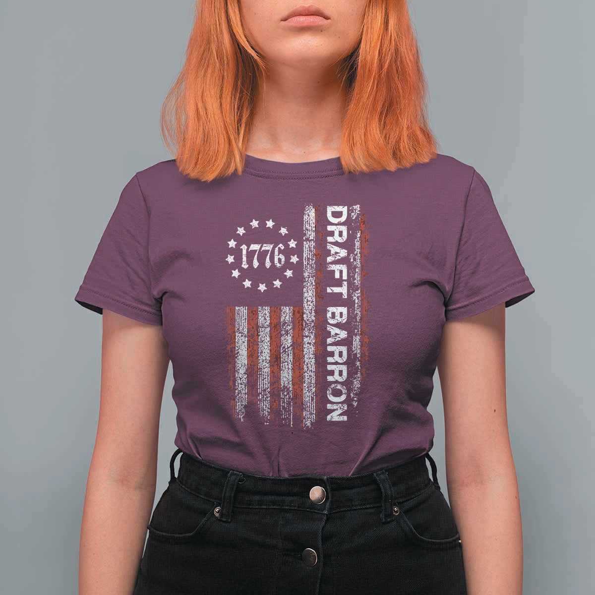 Draft Barron T Shirt For Women Anti War Send Barron Viral Internet Meme