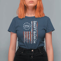 Draft Barron T Shirt For Women Anti War Send Barron Viral Internet Meme