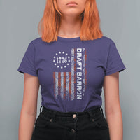 Draft Barron T Shirt For Women Anti War Send Barron Viral Internet Meme
