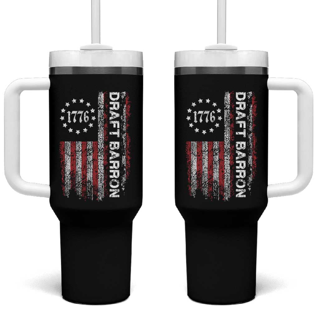 Draft Barron Tumbler With Handle Anti War Send Barron Viral Internet Meme