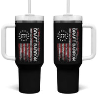 Draft Barron Tumbler With Handle Anti War Send Barron Viral Internet Meme