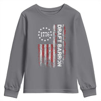 Draft Barron Youth Sweatshirt Anti War Send Barron Viral Internet Meme