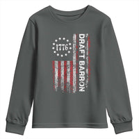 Draft Barron Youth Sweatshirt Anti War Send Barron Viral Internet Meme