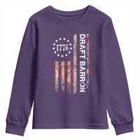 Draft Barron Youth Sweatshirt Anti War Send Barron Viral Internet Meme