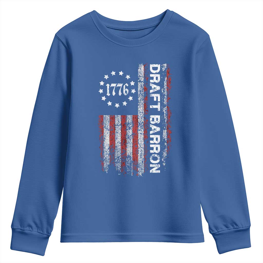 Draft Barron Youth Sweatshirt Anti War Send Barron Viral Internet Meme