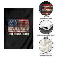 Send Barron Garden Flag Vintage American Flag Soldier Hashtag Internet Meme