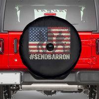 Send Barron Spare Tire Cover Vintage American Flag Soldier Hashtag Internet Meme